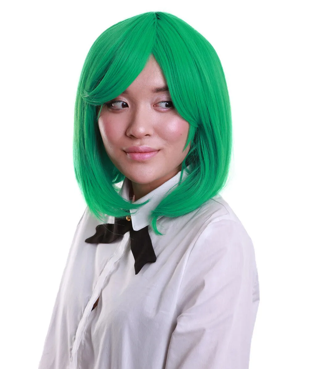 Adult Women’s Shoulder Length Bob Wig | Multiple Color Options | Breathable Capless Cap | Flame-retardant Synthetic Fiber