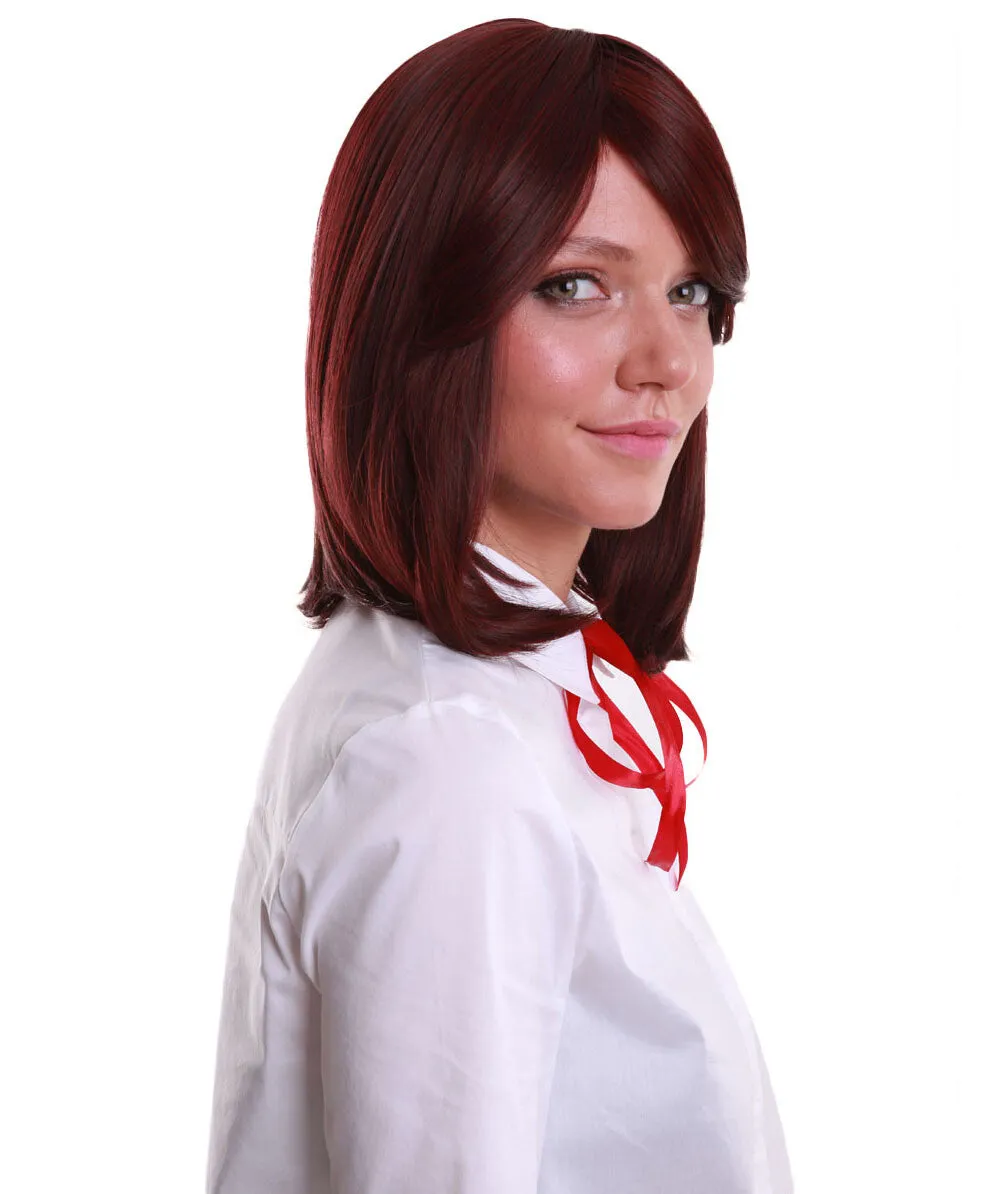 Adult Women’s Shoulder Length Bob Wig | Multiple Color Options | Breathable Capless Cap | Flame-retardant Synthetic Fiber