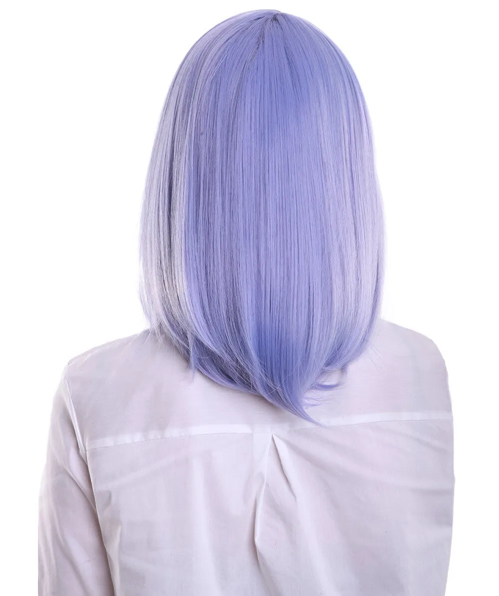 Adult Women’s Shoulder Length Bob Wig | Multiple Color Options | Breathable Capless Cap | Flame-retardant Synthetic Fiber