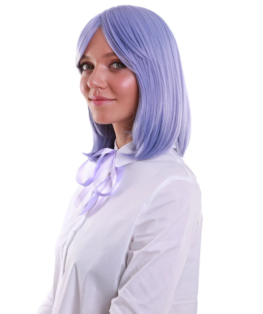 Adult Women’s Shoulder Length Bob Wig | Multiple Color Options | Breathable Capless Cap | Flame-retardant Synthetic Fiber