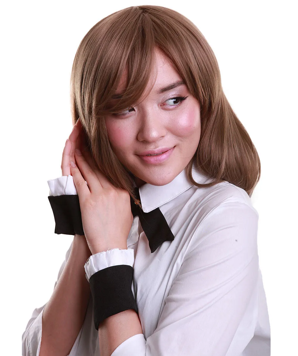 Adult Women’s Shoulder Length Bob Wig | Multiple Color Options | Breathable Capless Cap | Flame-retardant Synthetic Fiber
