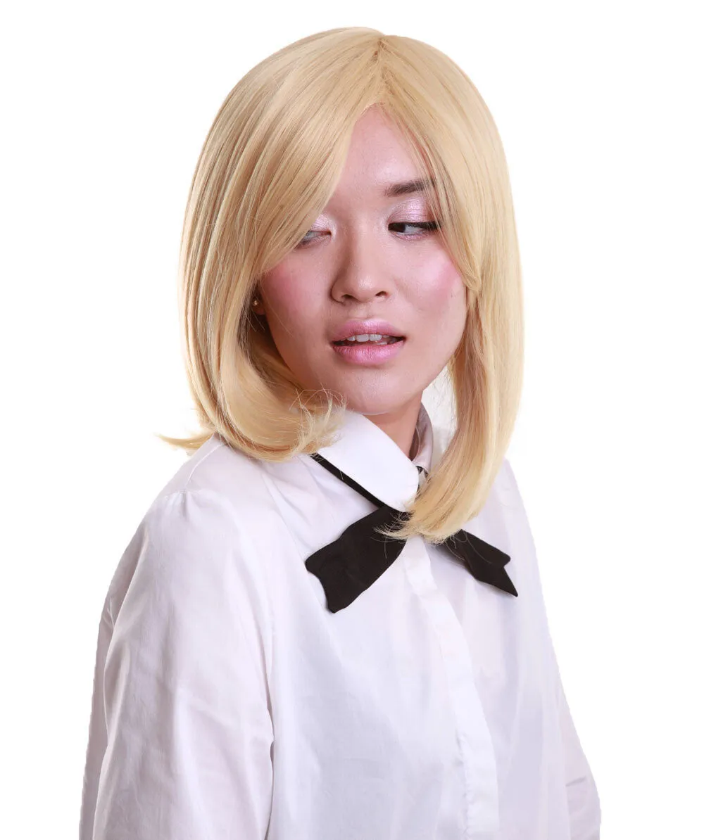 Adult Women’s Shoulder Length Bob Wig | Multiple Color Options | Breathable Capless Cap | Flame-retardant Synthetic Fiber