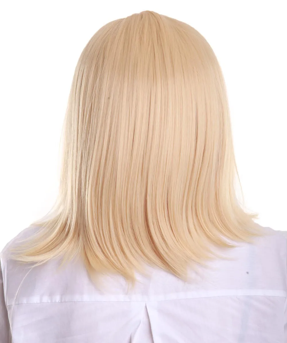 Adult Women’s Shoulder Length Bob Wig | Multiple Color Options | Breathable Capless Cap | Flame-retardant Synthetic Fiber