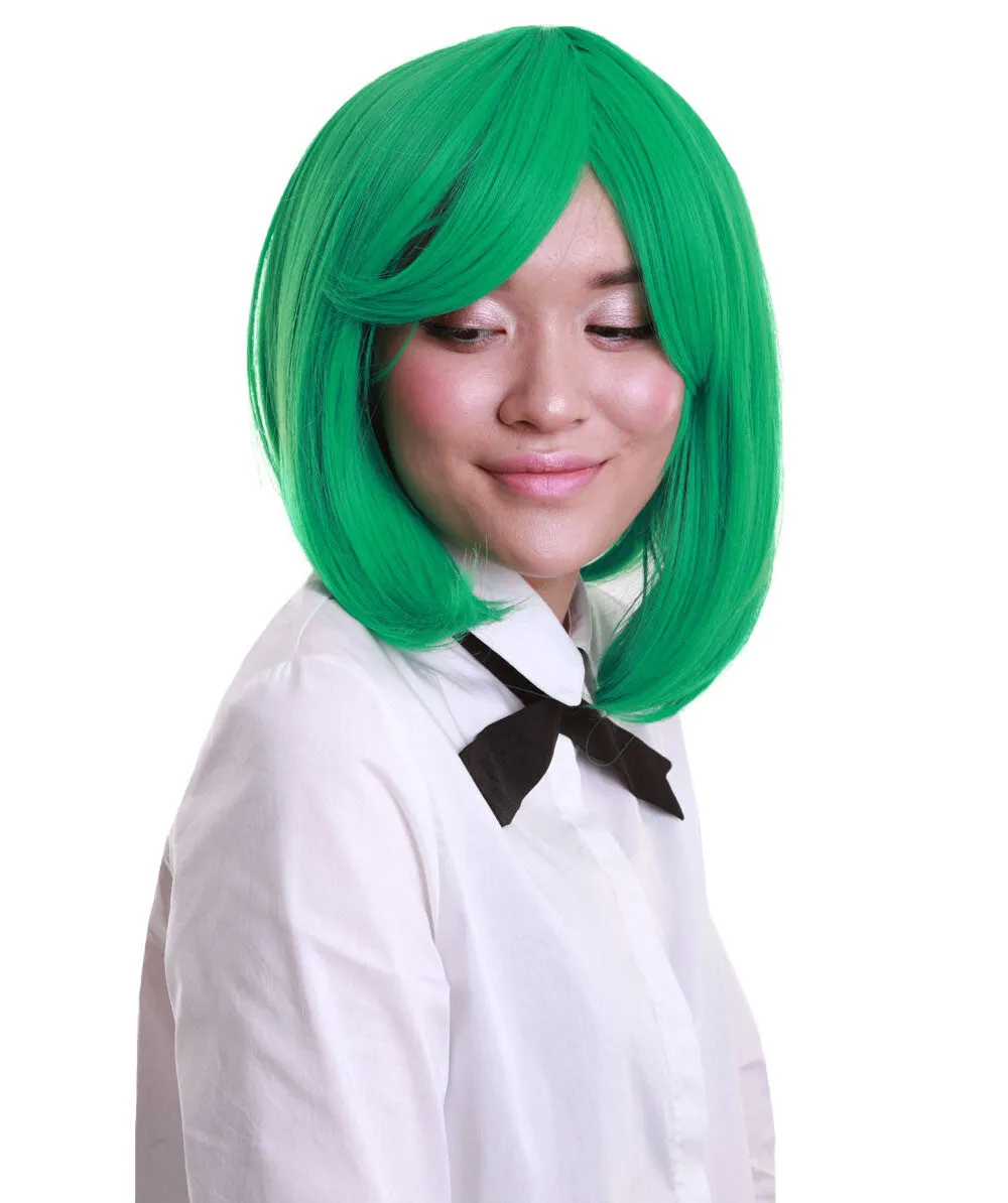 Adult Women’s Shoulder Length Bob Wig | Multiple Color Options | Breathable Capless Cap | Flame-retardant Synthetic Fiber