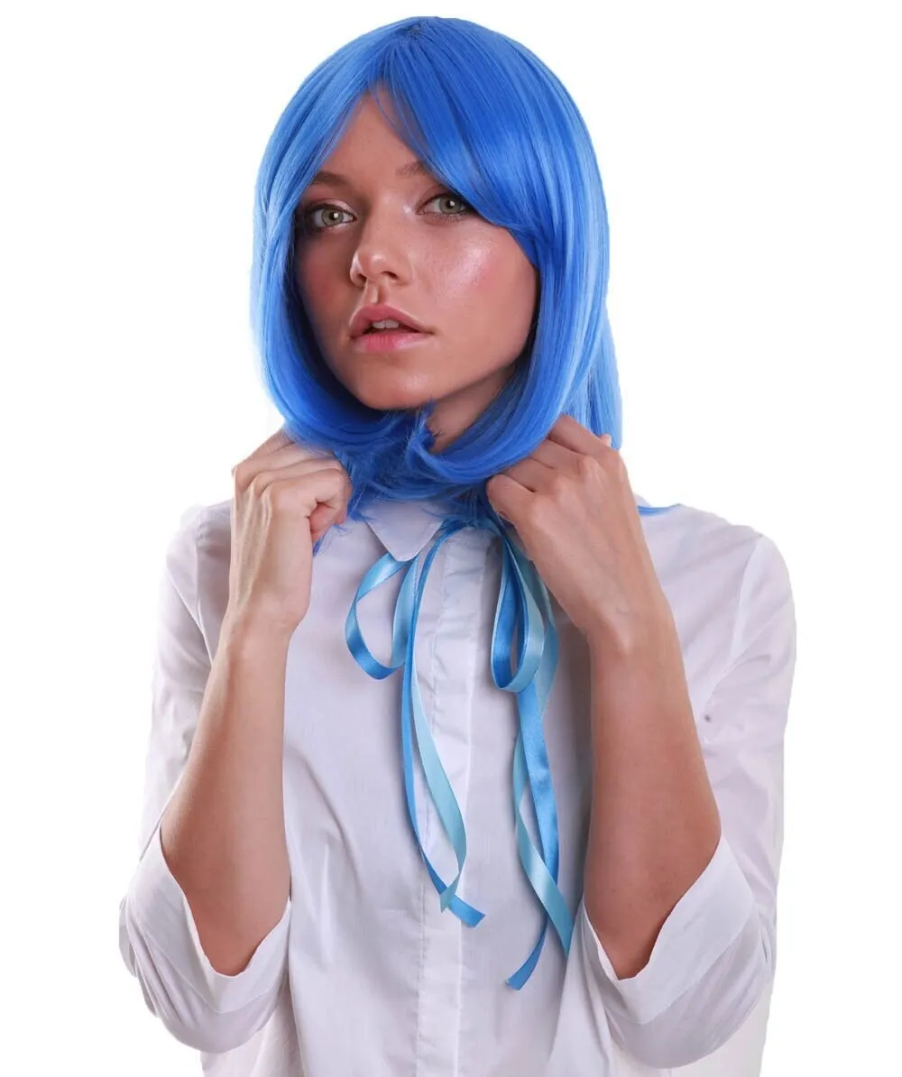 Adult Women’s Shoulder Length Bob Wig | Multiple Color Options | Breathable Capless Cap | Flame-retardant Synthetic Fiber
