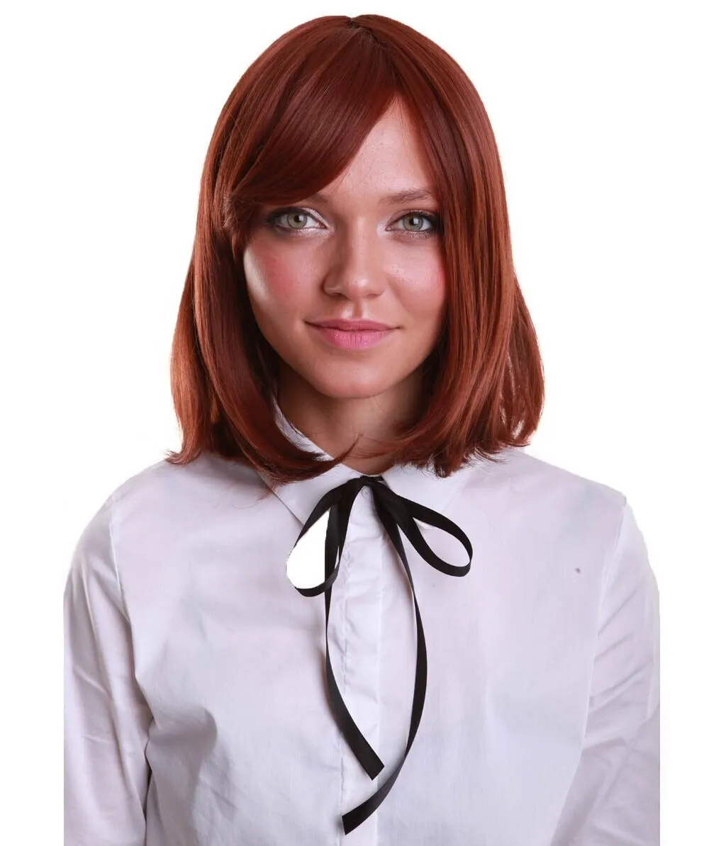 Adult Women’s Shoulder Length Bob Wig | Multiple Color Options | Breathable Capless Cap | Flame-retardant Synthetic Fiber