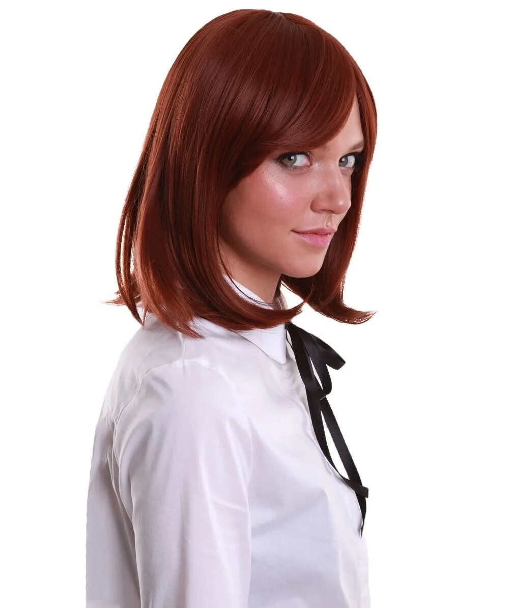 Adult Women’s Shoulder Length Bob Wig | Multiple Color Options | Breathable Capless Cap | Flame-retardant Synthetic Fiber