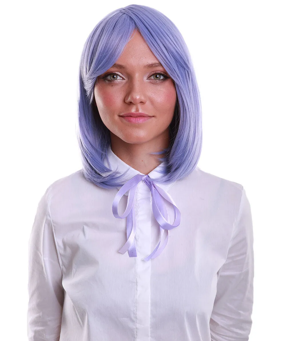 Adult Women’s Shoulder Length Bob Wig | Multiple Color Options | Breathable Capless Cap | Flame-retardant Synthetic Fiber