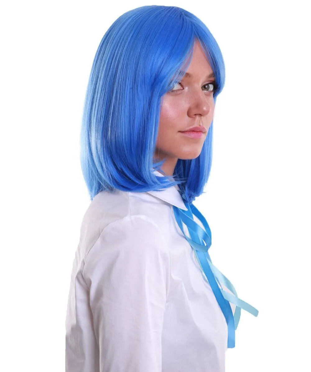 Adult Women’s Shoulder Length Bob Wig | Multiple Color Options | Breathable Capless Cap | Flame-retardant Synthetic Fiber