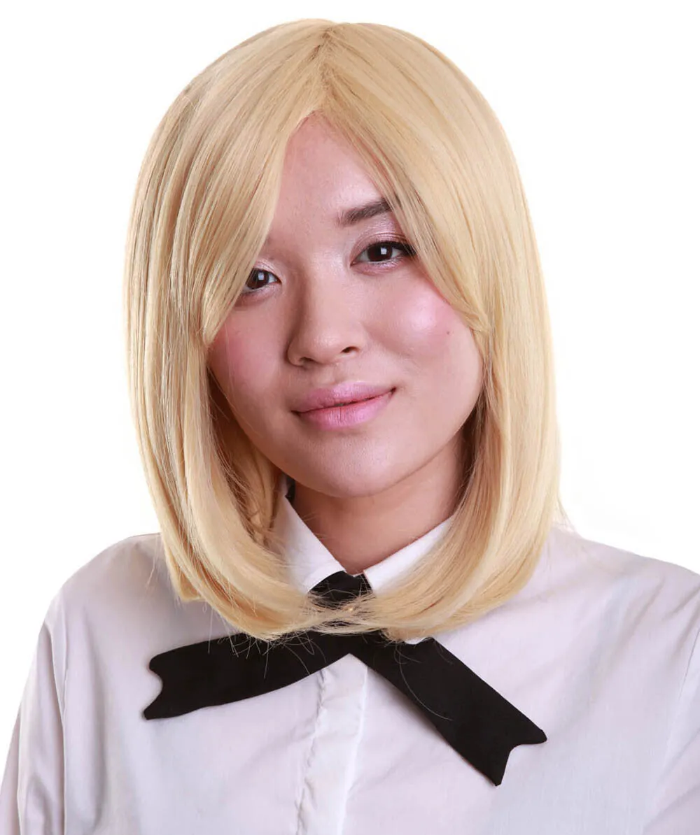 Adult Women’s Shoulder Length Bob Wig | Multiple Color Options | Breathable Capless Cap | Flame-retardant Synthetic Fiber