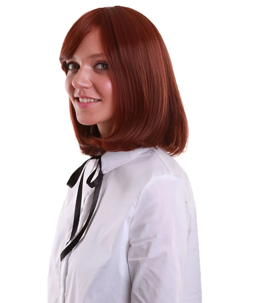 Adult Women’s Shoulder Length Bob Wig | Multiple Color Options | Breathable Capless Cap | Flame-retardant Synthetic Fiber