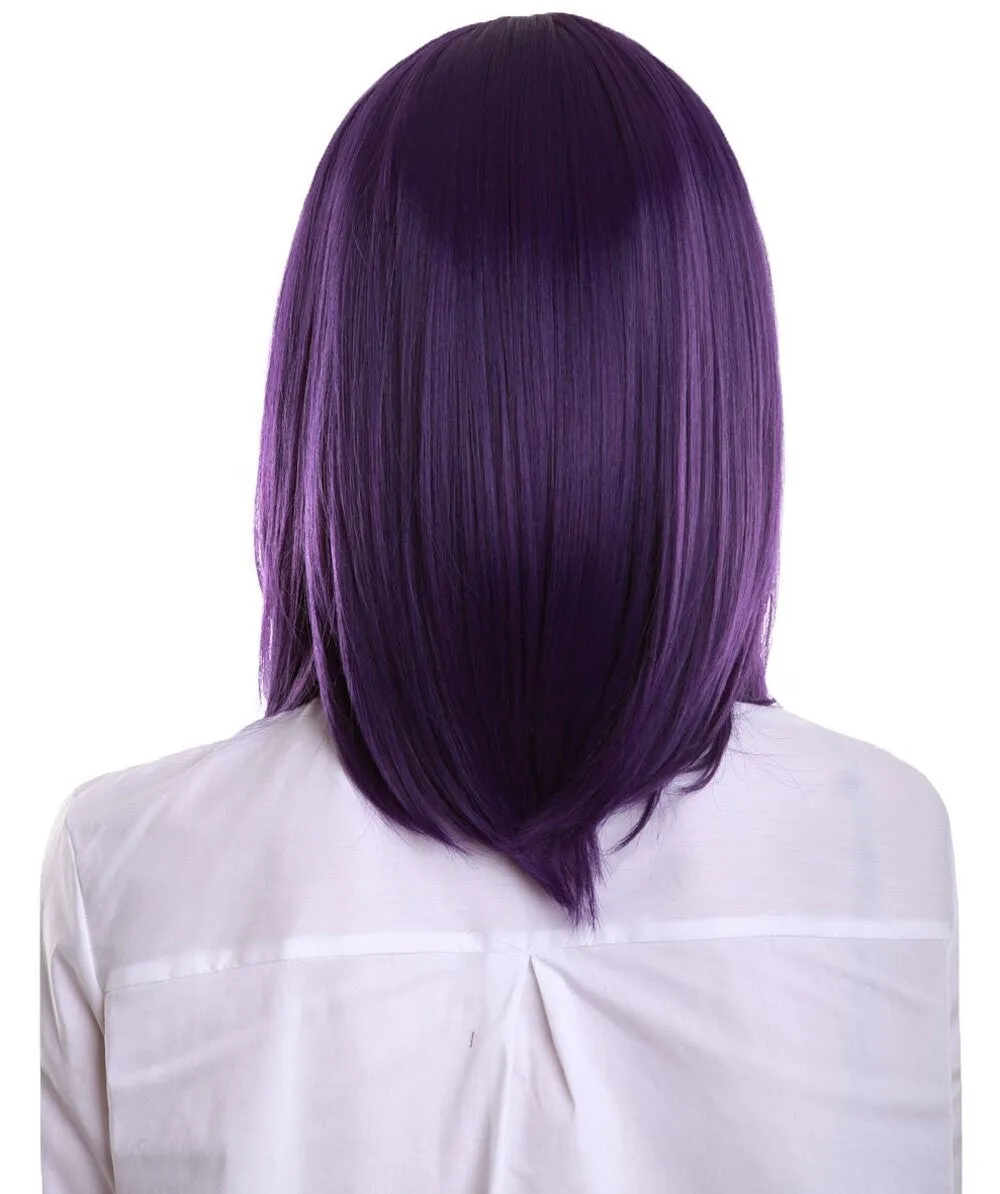 Adult Women’s Shoulder Length Bob Wig | Multiple Color Options | Breathable Capless Cap | Flame-retardant Synthetic Fiber