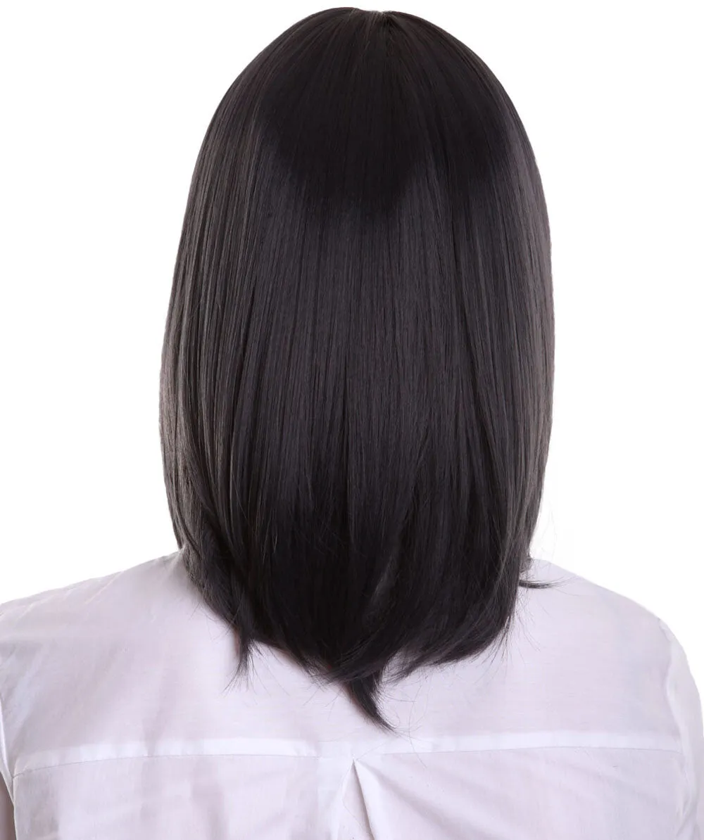Adult Women’s Shoulder Length Bob Wig | Multiple Color Options | Breathable Capless Cap | Flame-retardant Synthetic Fiber