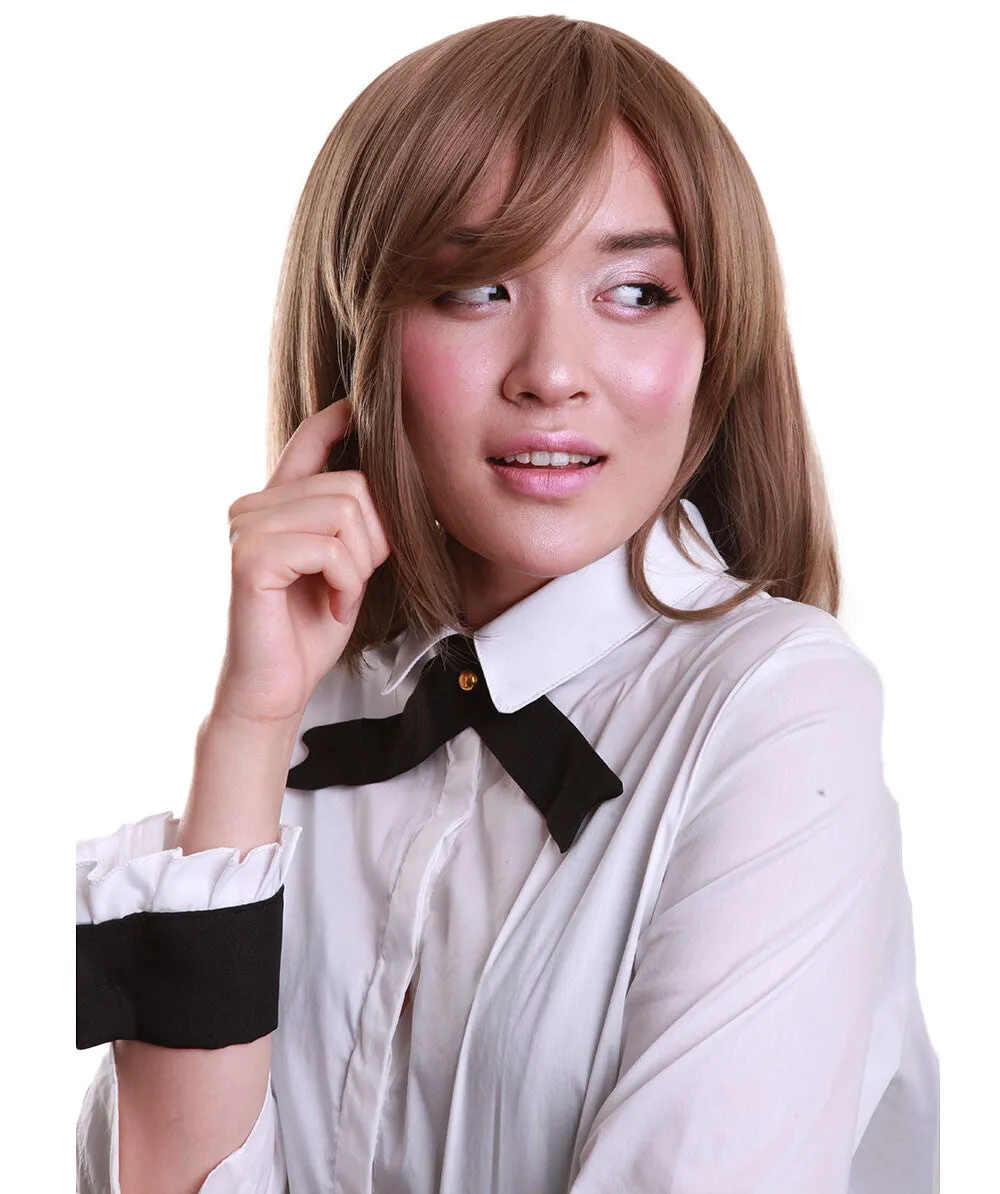 Adult Women’s Shoulder Length Bob Wig | Multiple Color Options | Breathable Capless Cap | Flame-retardant Synthetic Fiber
