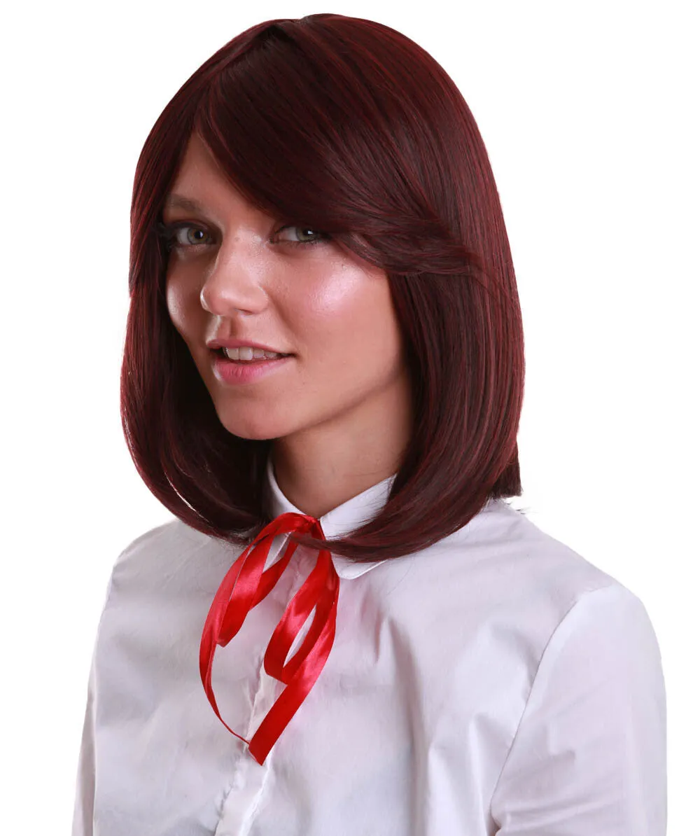 Adult Women’s Shoulder Length Bob Wig | Multiple Color Options | Breathable Capless Cap | Flame-retardant Synthetic Fiber