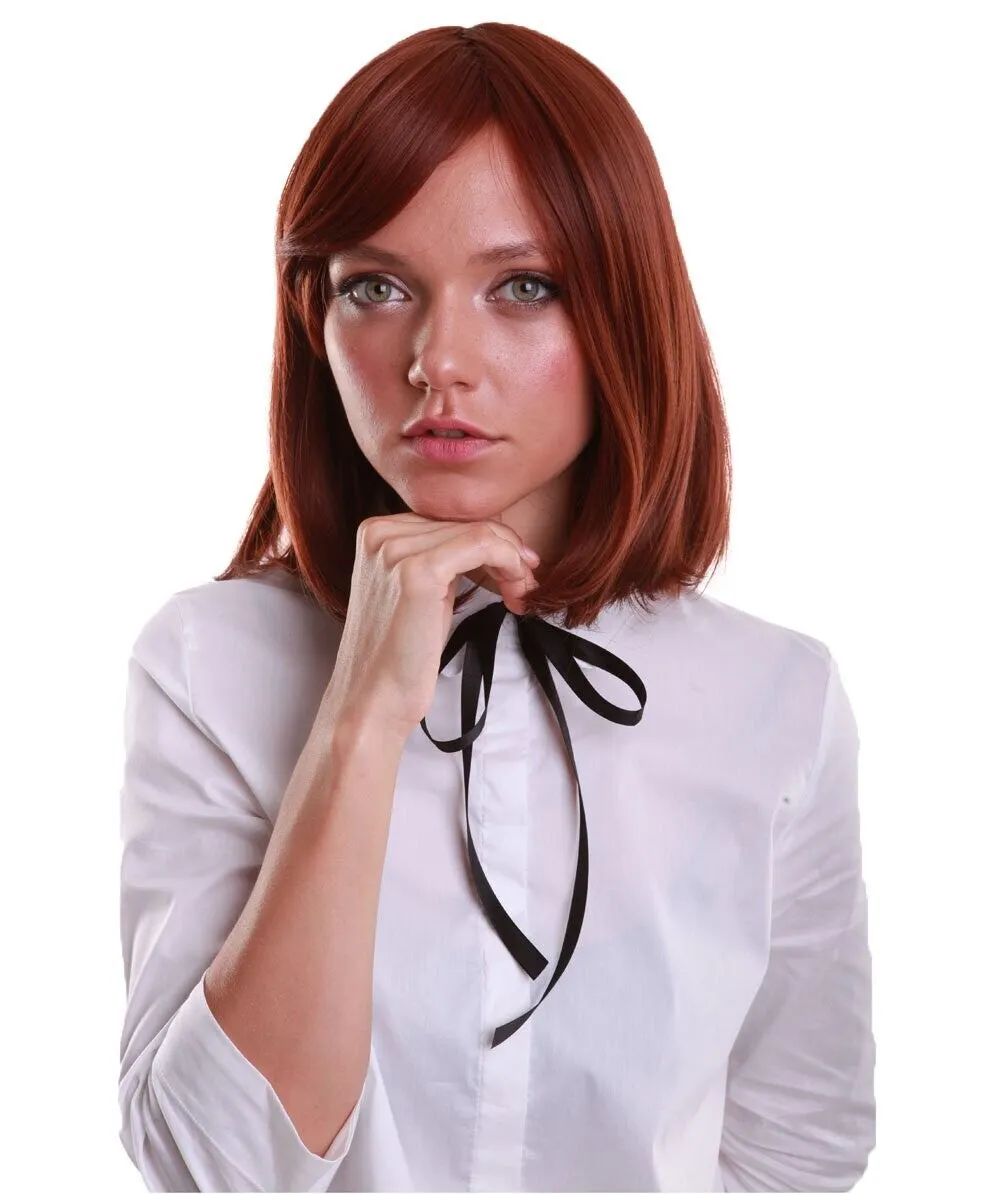 Adult Women’s Shoulder Length Bob Wig | Multiple Color Options | Breathable Capless Cap | Flame-retardant Synthetic Fiber