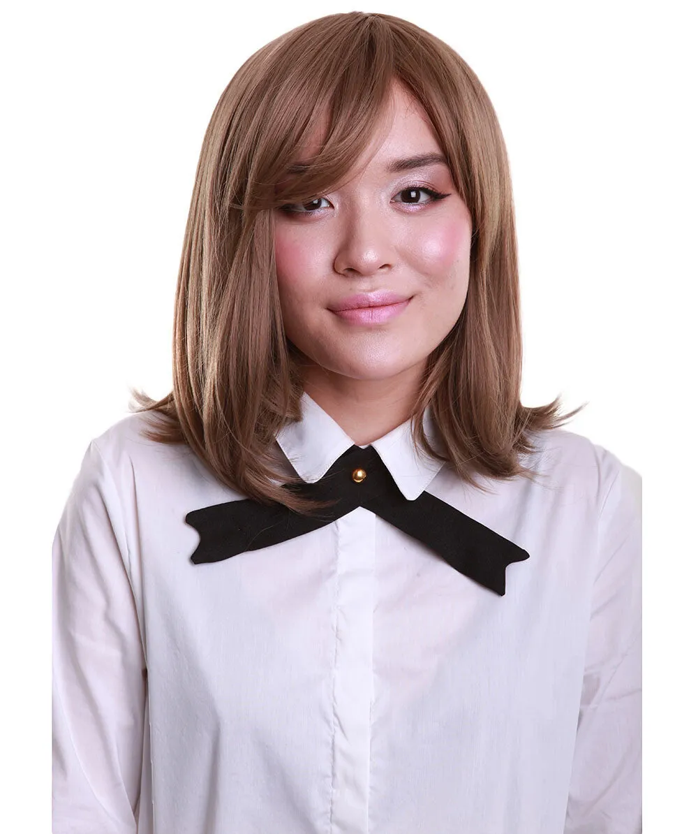 Adult Women’s Shoulder Length Bob Wig | Multiple Color Options | Breathable Capless Cap | Flame-retardant Synthetic Fiber