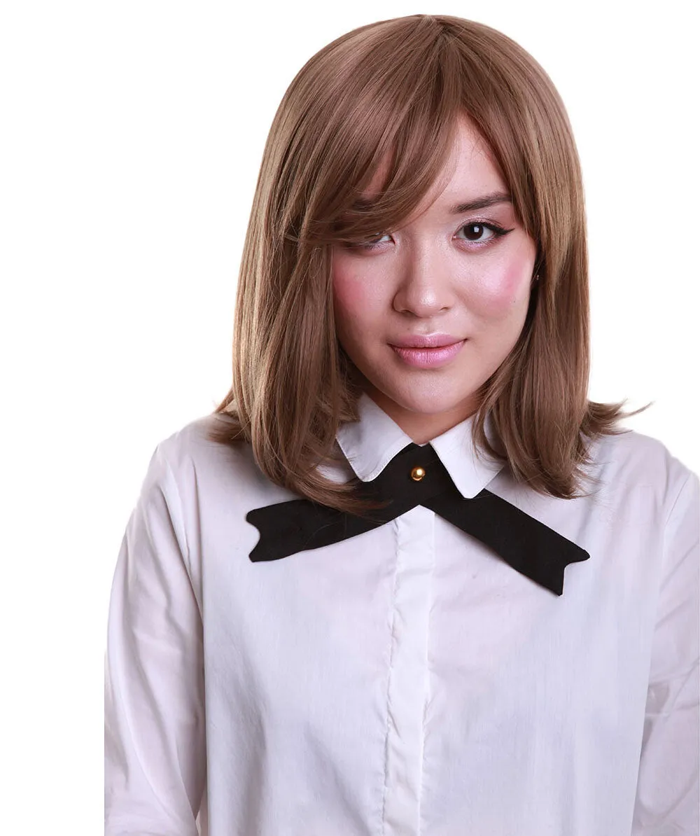 Adult Women’s Shoulder Length Bob Wig | Multiple Color Options | Breathable Capless Cap | Flame-retardant Synthetic Fiber