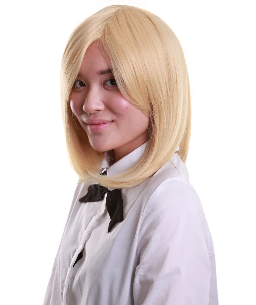 Adult Women’s Shoulder Length Bob Wig | Multiple Color Options | Breathable Capless Cap | Flame-retardant Synthetic Fiber