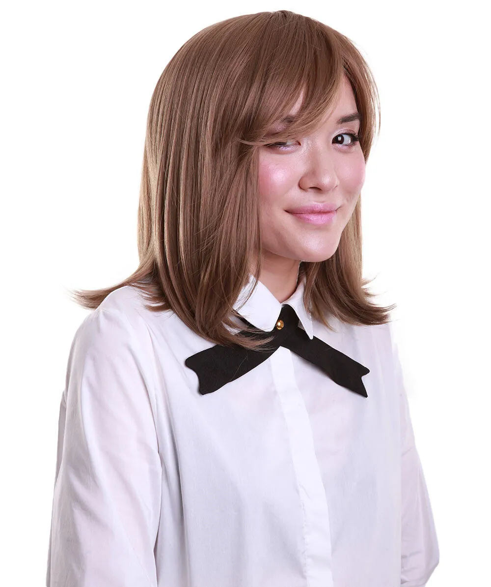 Adult Women’s Shoulder Length Bob Wig | Multiple Color Options | Breathable Capless Cap | Flame-retardant Synthetic Fiber
