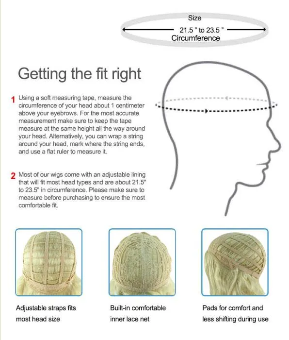 Adult Women's  TV Movie Character Wig | Multiple Color Options | Premium Breathable Capless Cap | HPO
