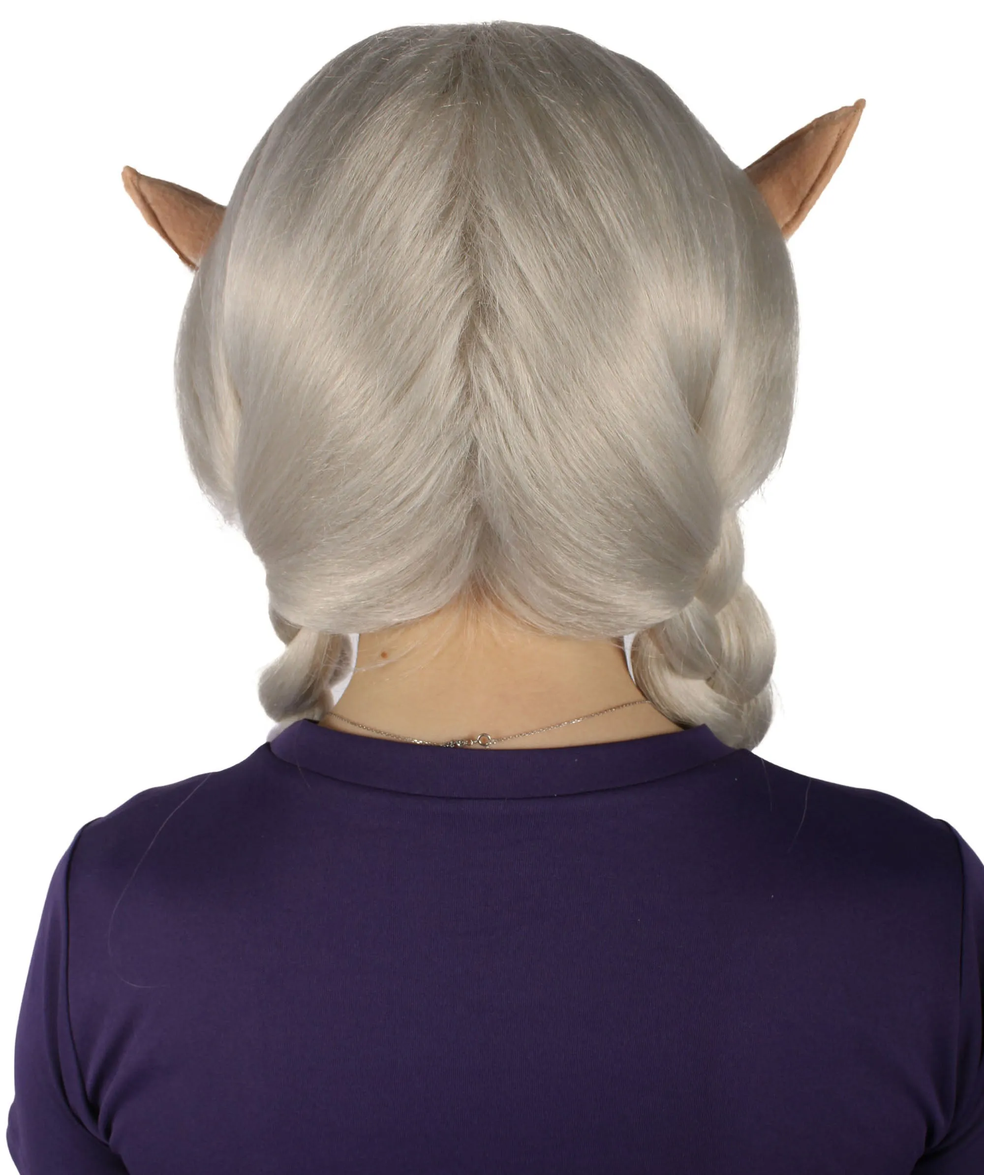 Adult Women's TV Series Character White Anime Wig | Perfect for Halloween | Flame-retardant Synthetic Fiber