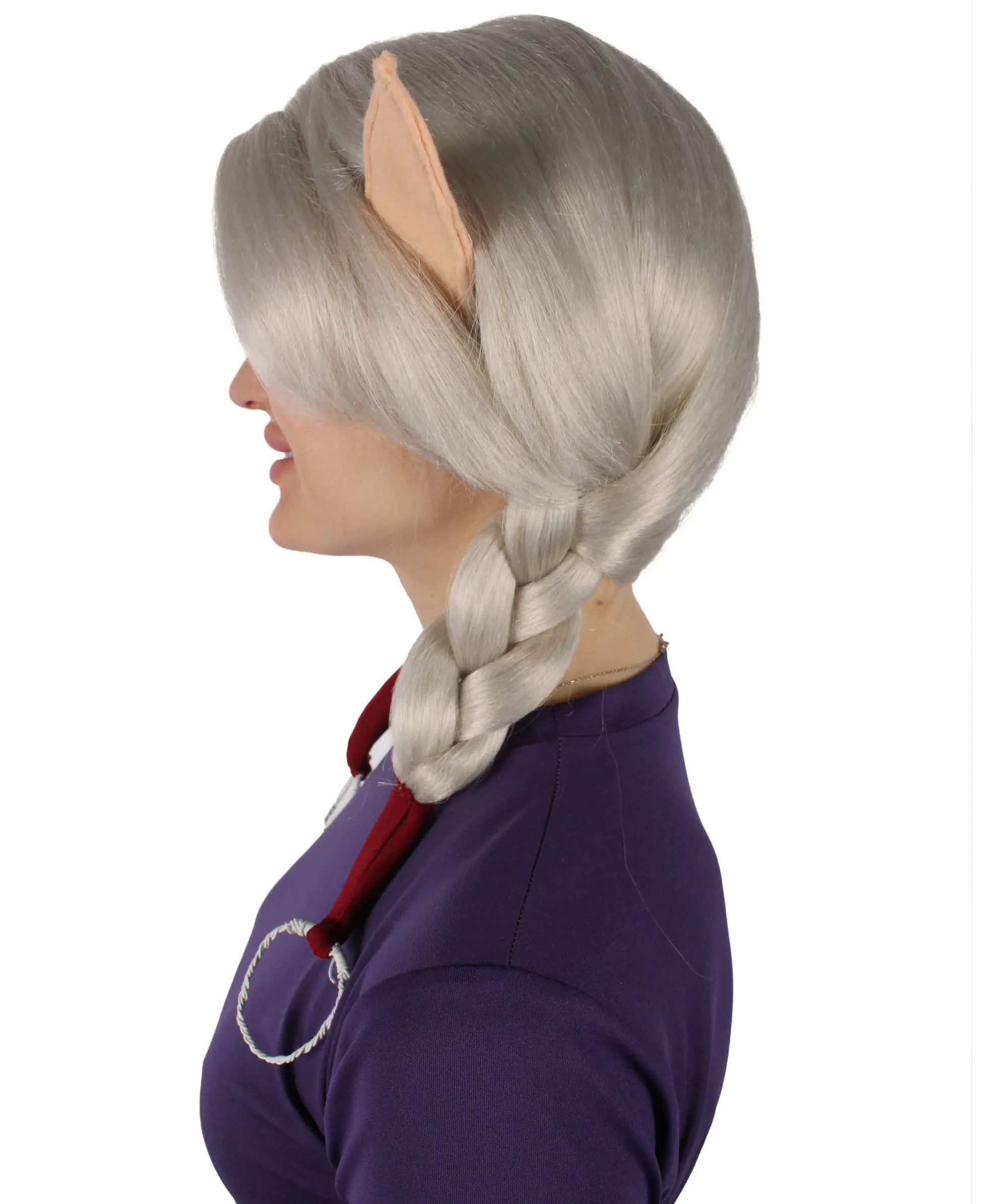Adult Women's TV Series Character White Anime Wig | Perfect for Halloween | Flame-retardant Synthetic Fiber