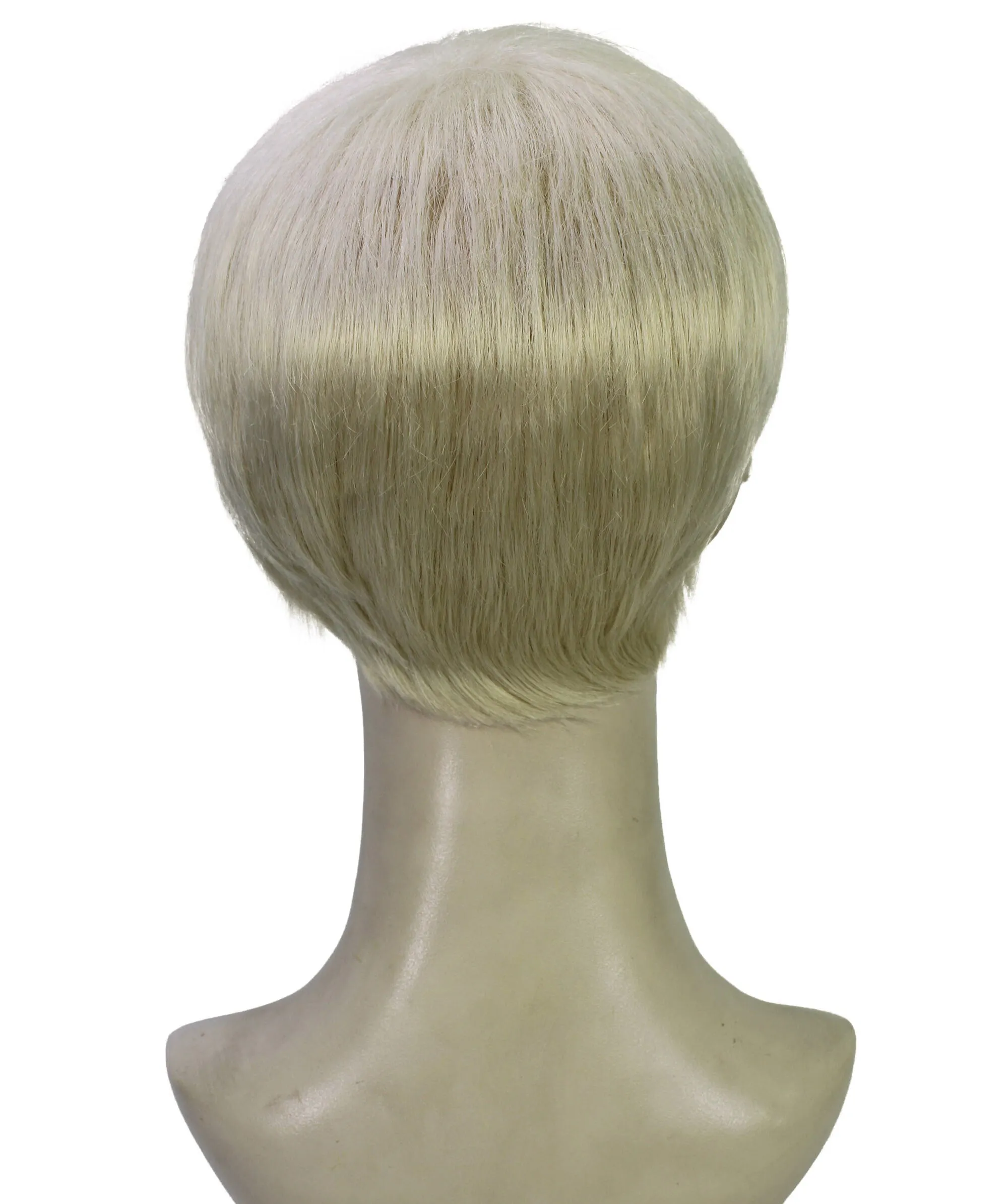 Adult Women's Video Game Movie Character Pixie Short Straight Blonde Wigs | Cosplay Wig | Flame-retardant Synthetic Fiber
