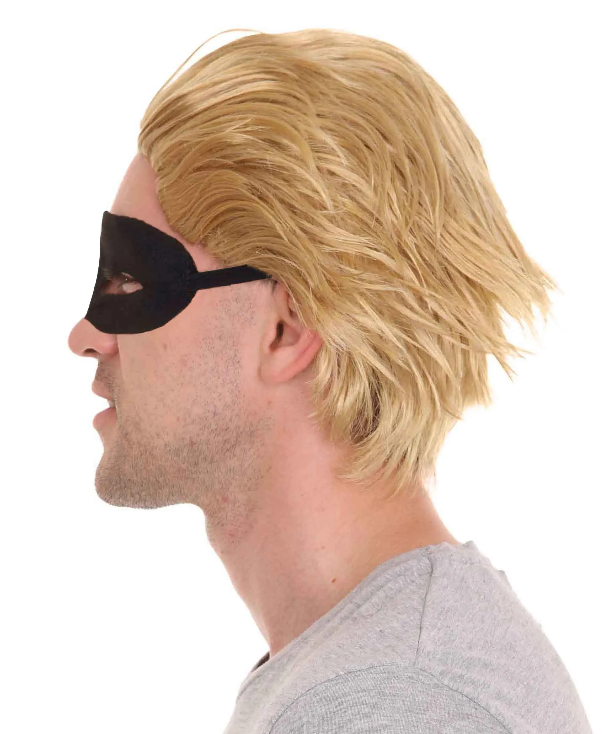 Adults Men's Superhero Son Multiple Wig with Mask Set | Movie Cosplay Halloween Wig | Premium Breathable Capless Cap