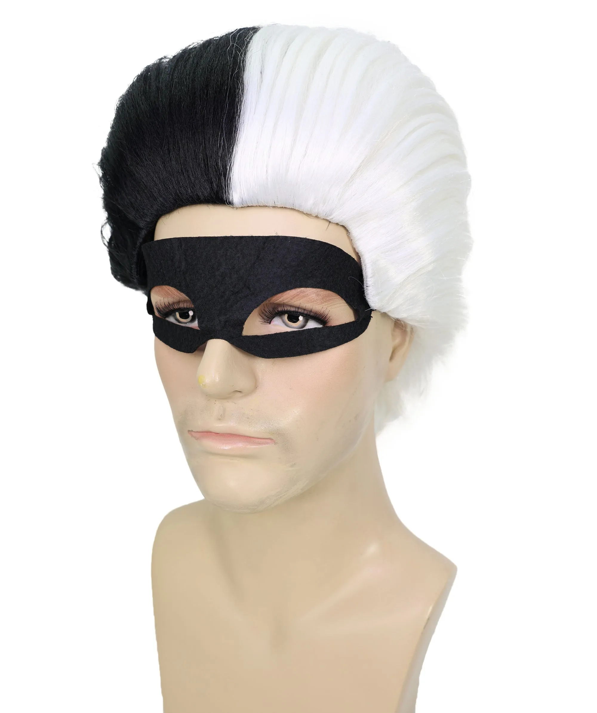 Adults Men's Superhero Son Multiple Wig with Mask Set | Movie Cosplay Halloween Wig | Premium Breathable Capless Cap