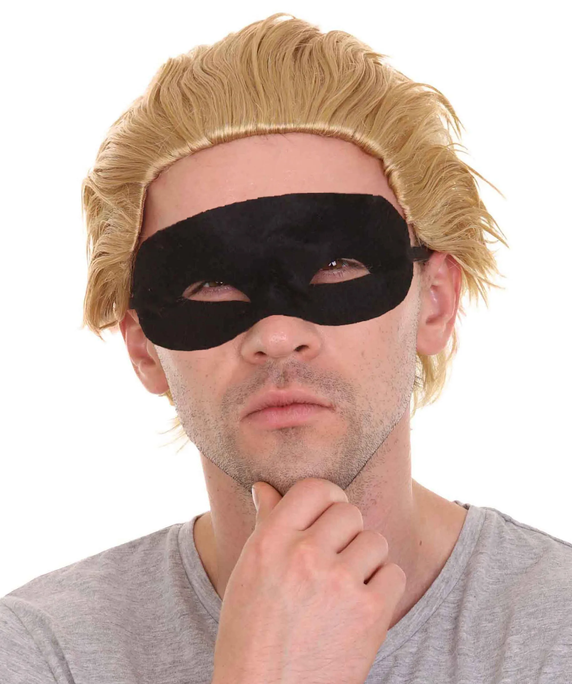 Adults Men's Superhero Son Multiple Wig with Mask Set | Movie Cosplay Halloween Wig | Premium Breathable Capless Cap