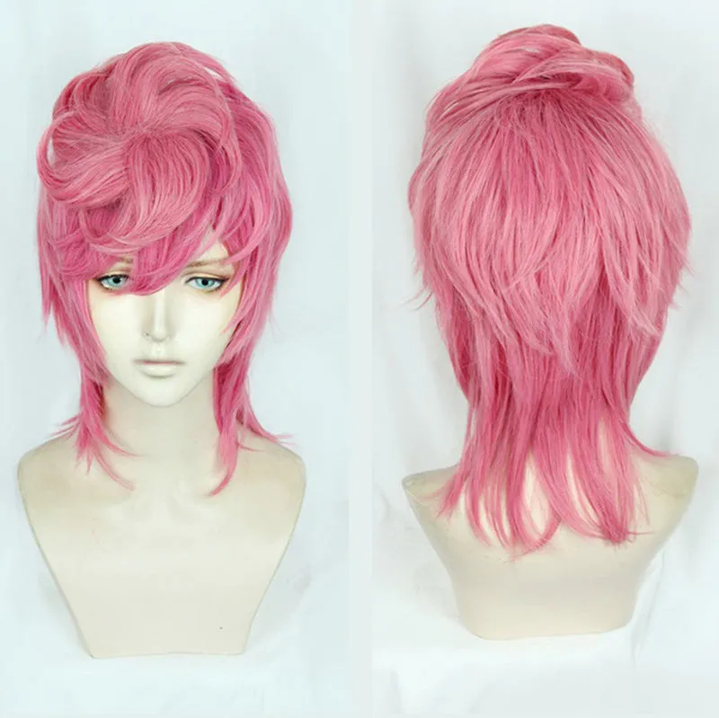 Anime JOJO Bizarre Adventure Golden Wind Trish Una Cosplay Wig