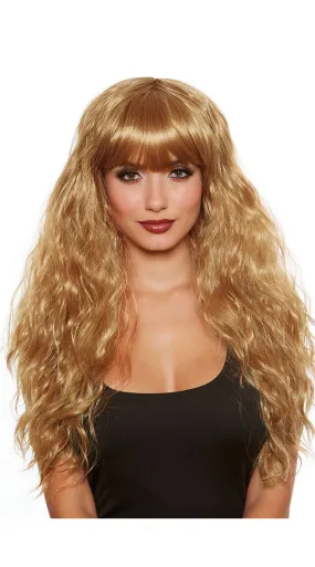 Ash Blonde Beach Wave Wig