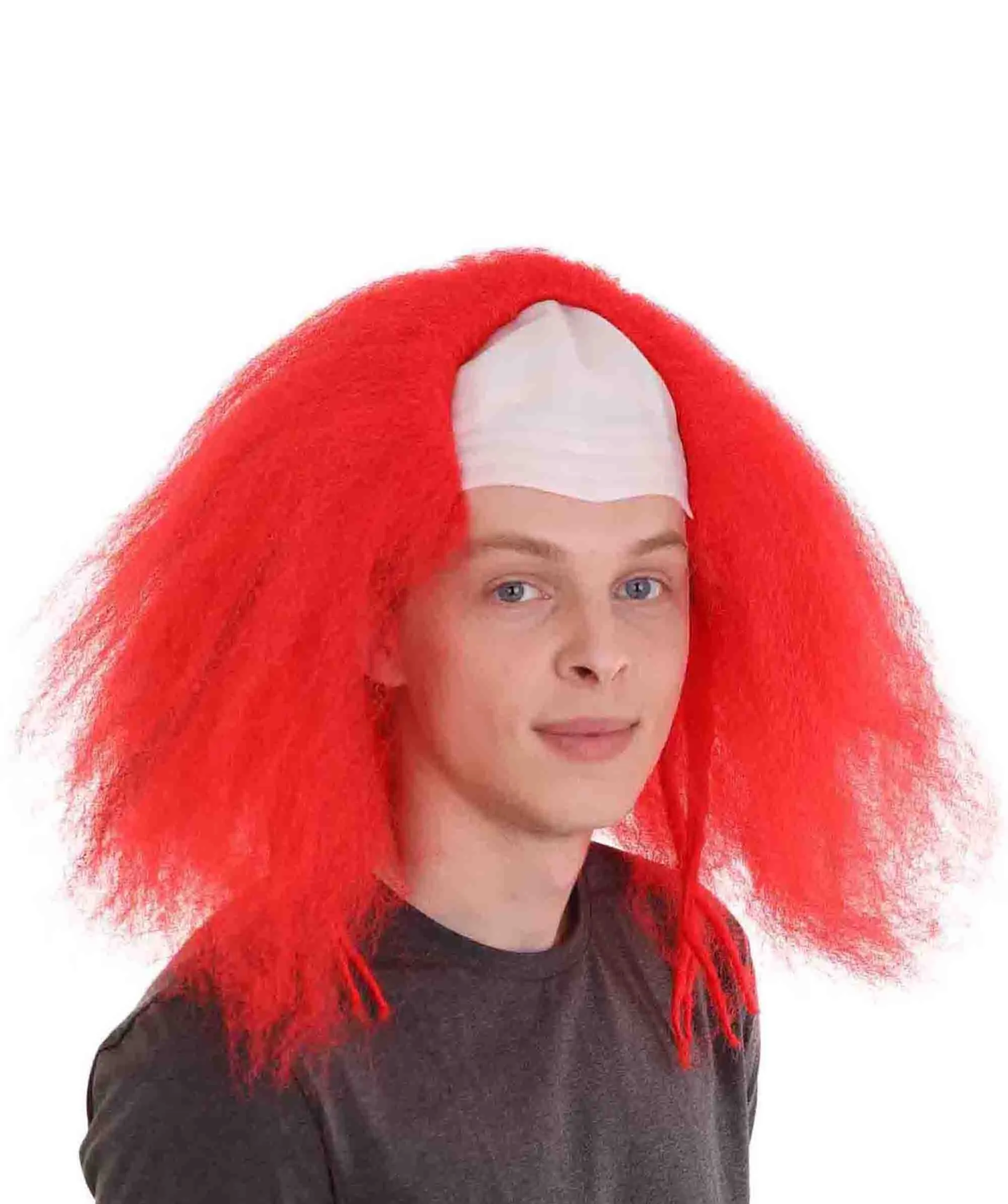 Bald Clown Men's Wig | Multiple Color Choice