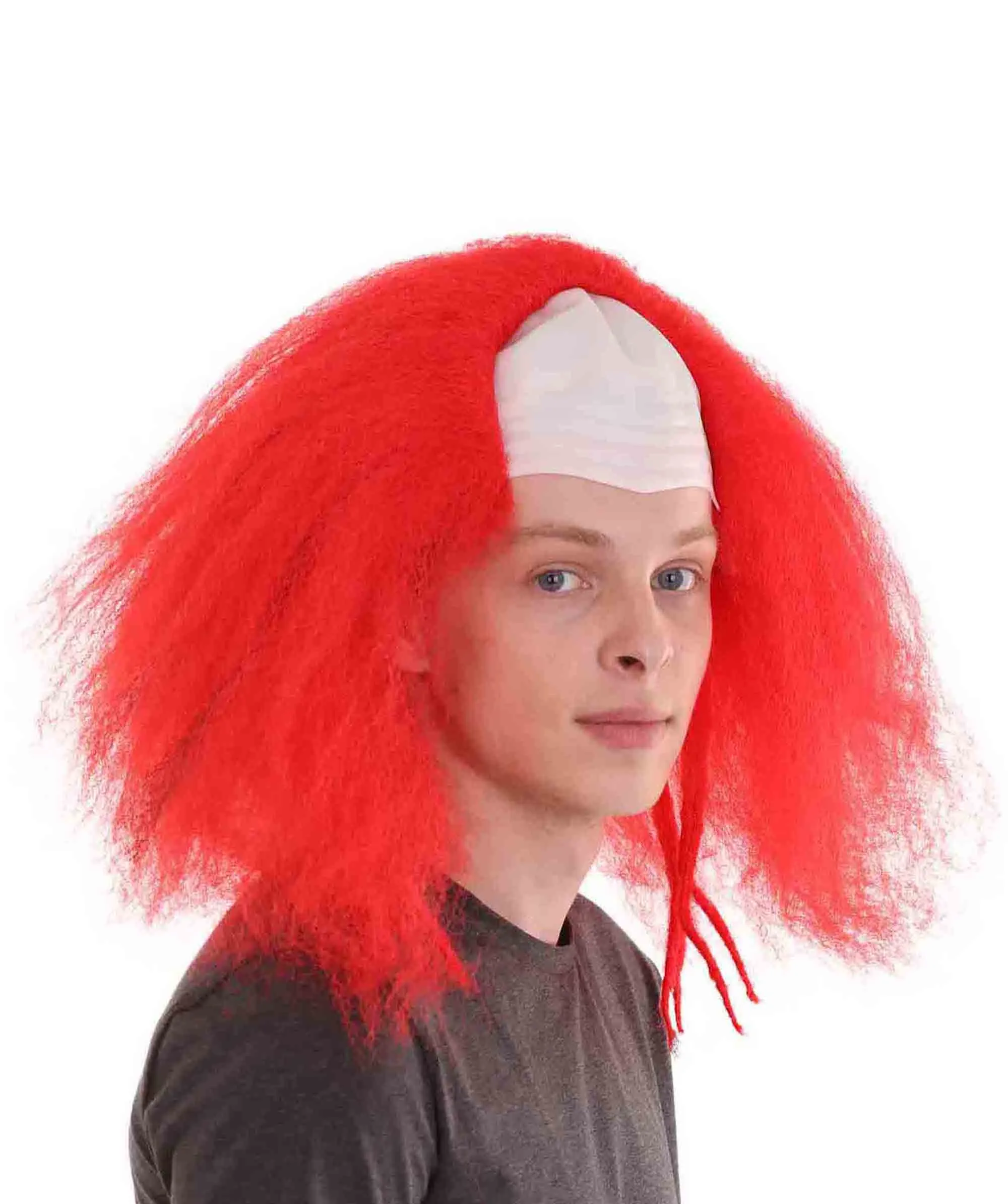 Bald Clown Men's Wig | Multiple Color Choice