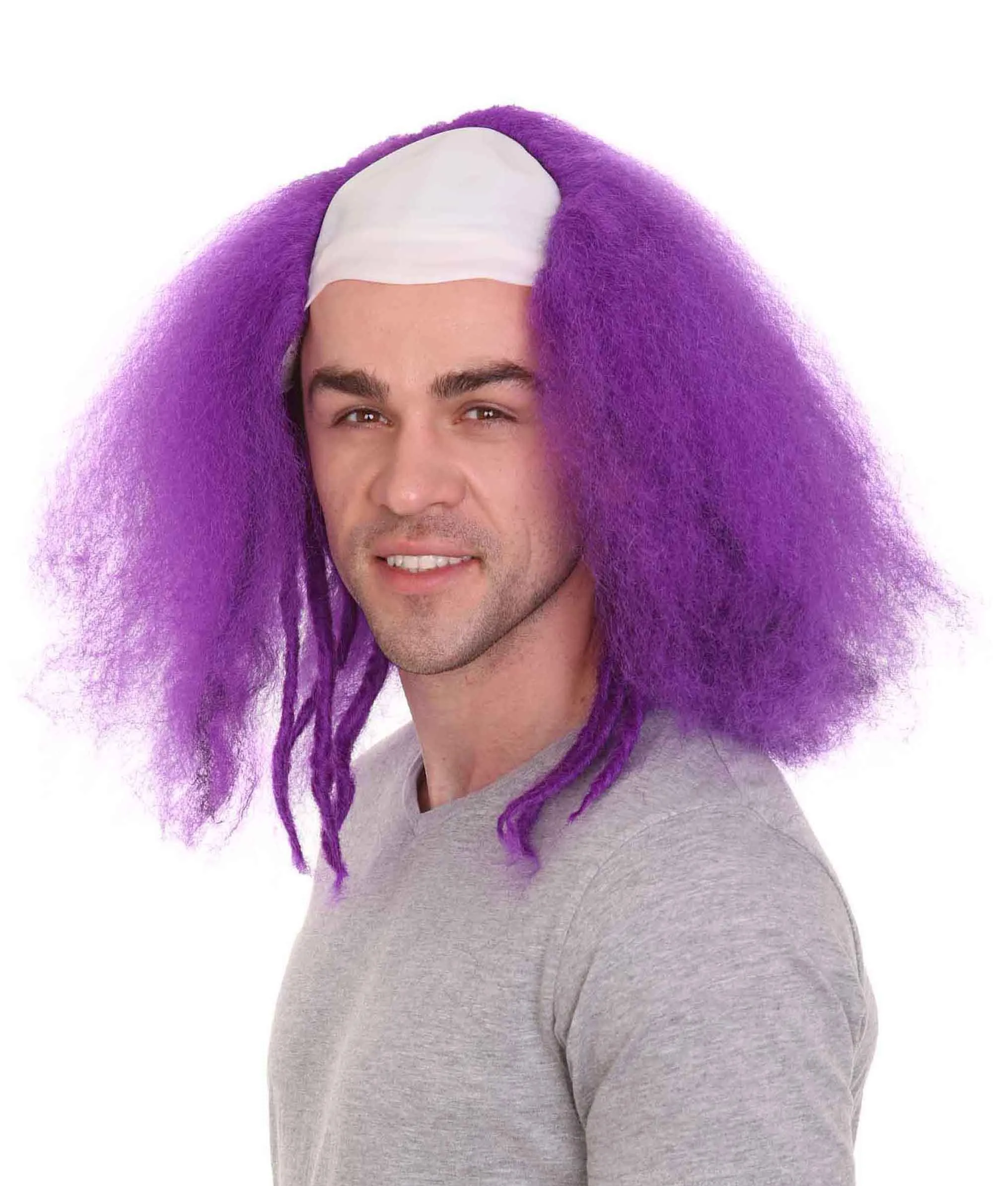 Bald Clown Men's Wig | Multiple Color Choice