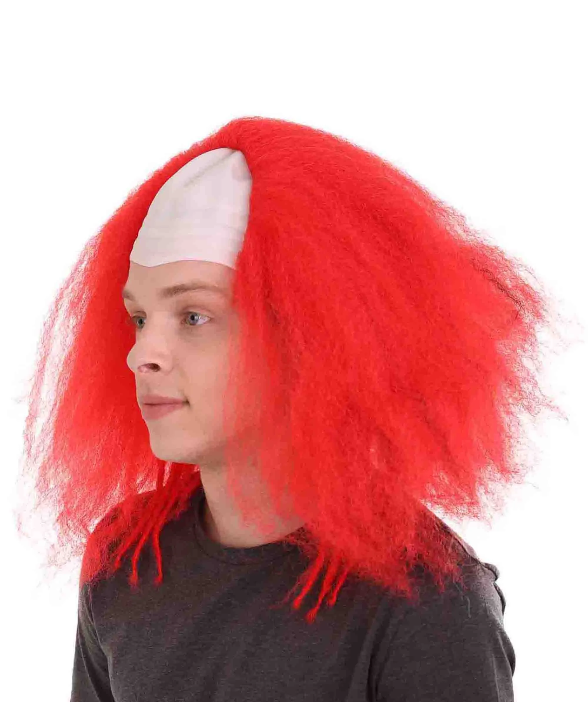 Bald Clown Men's Wig | Multiple Color Choice
