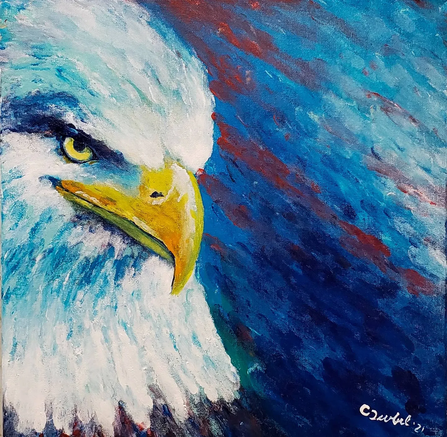 Bald Eagle Painting