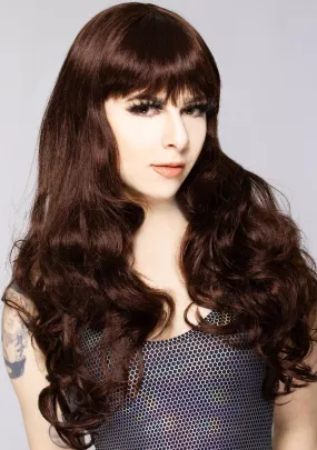 Bangin' Betty Long Wavy Bang Wig