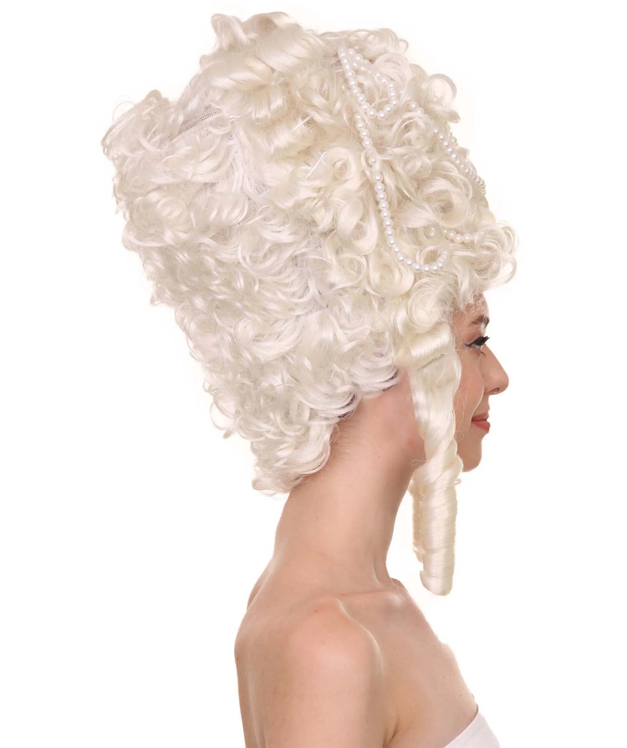 Baroque Marie Antoinette Womens Wig | Multiple Colors Historical Wigs | Premium Breathable Capless Cap | Halloween Party Online