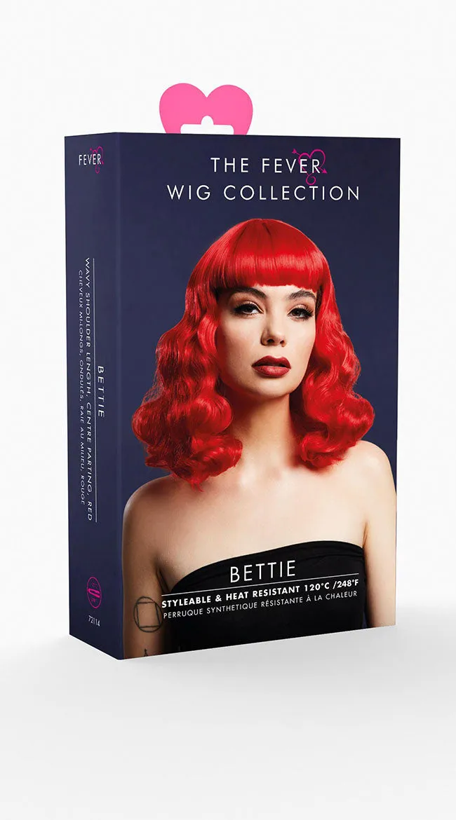 Bettie Red Wave Wig
