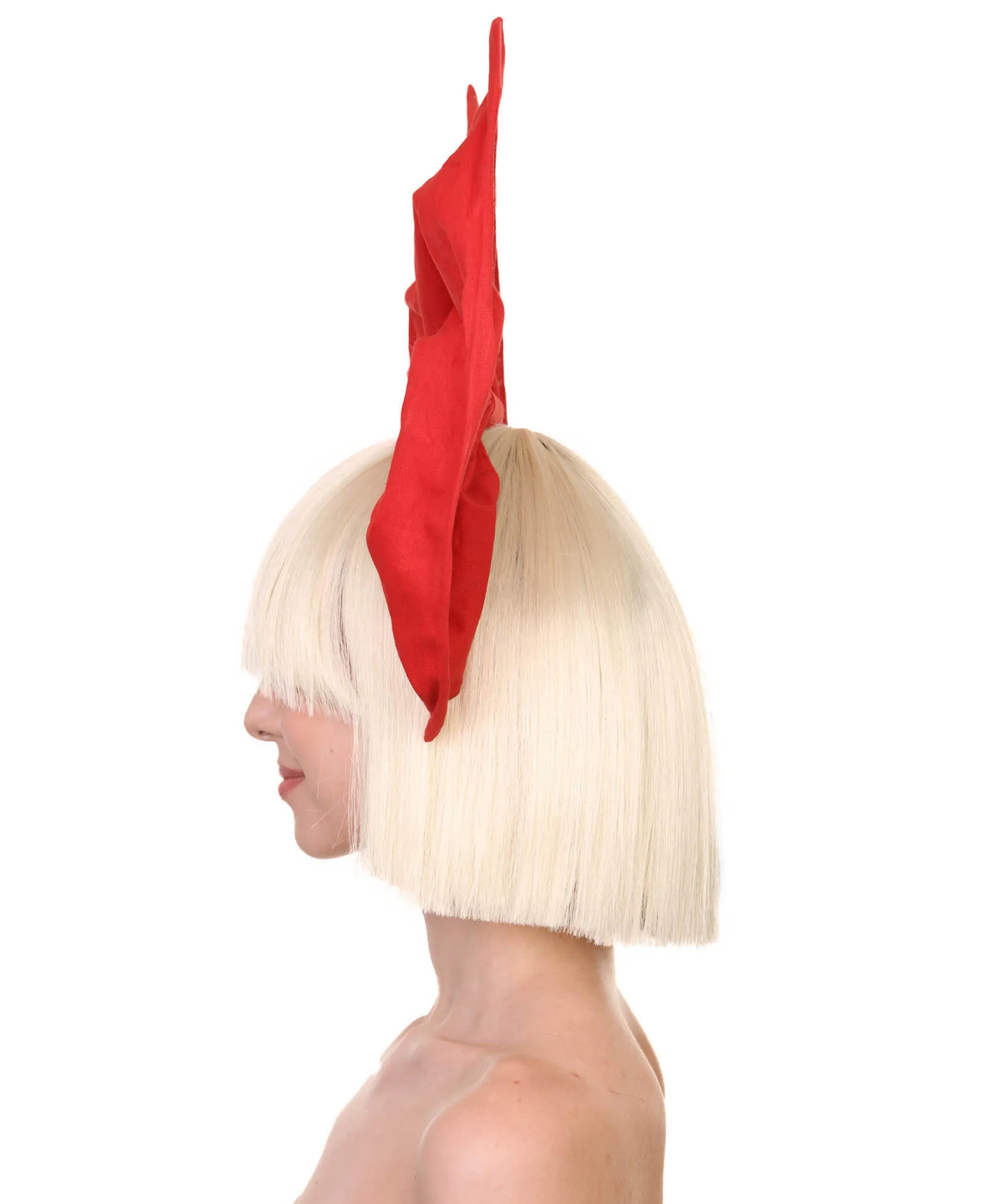 Black and White Split Dye Bob with Bangs | Multiple Color & Style Options