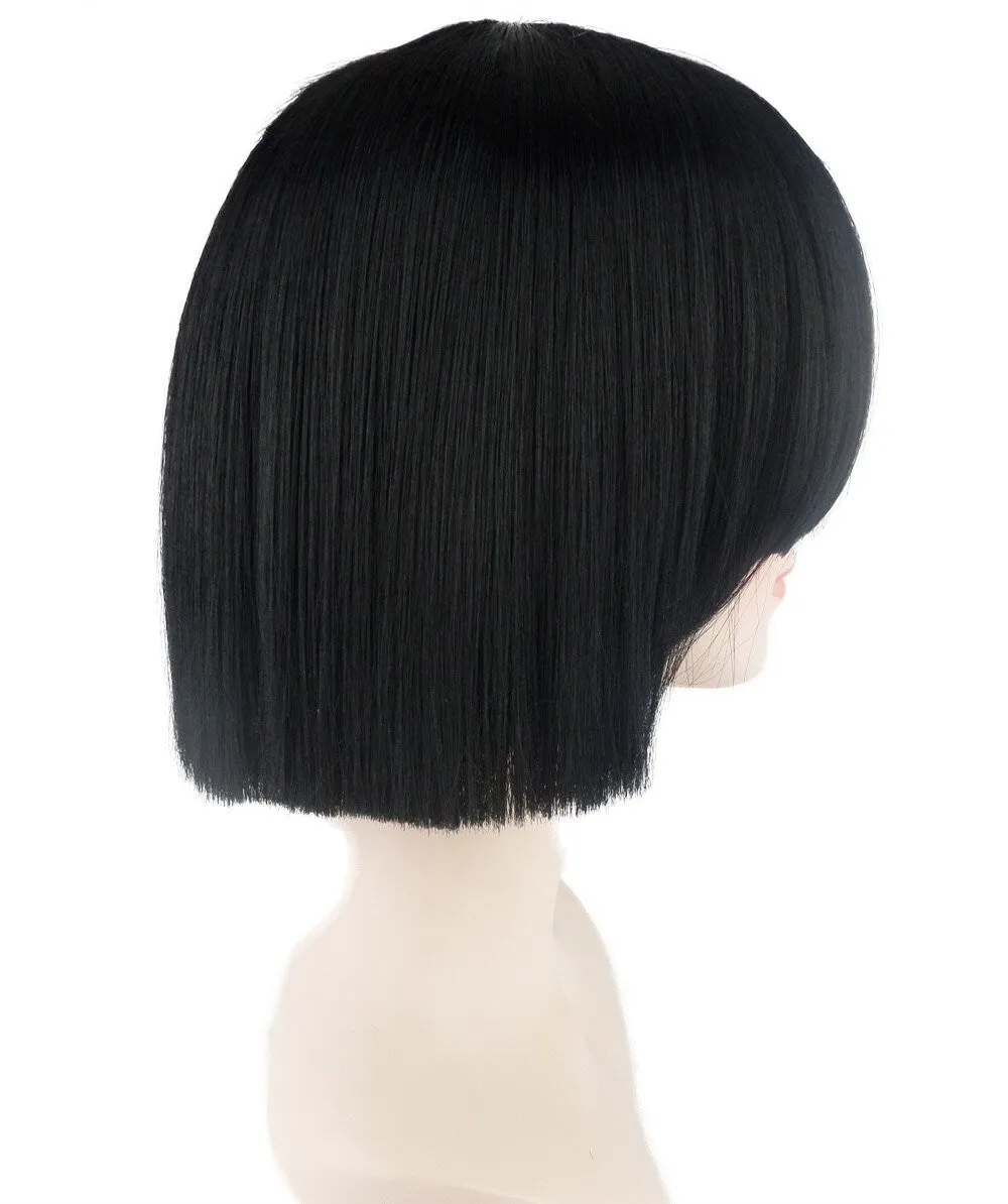 Black and White Split Dye Bob with Bangs | Multiple Color & Style Options