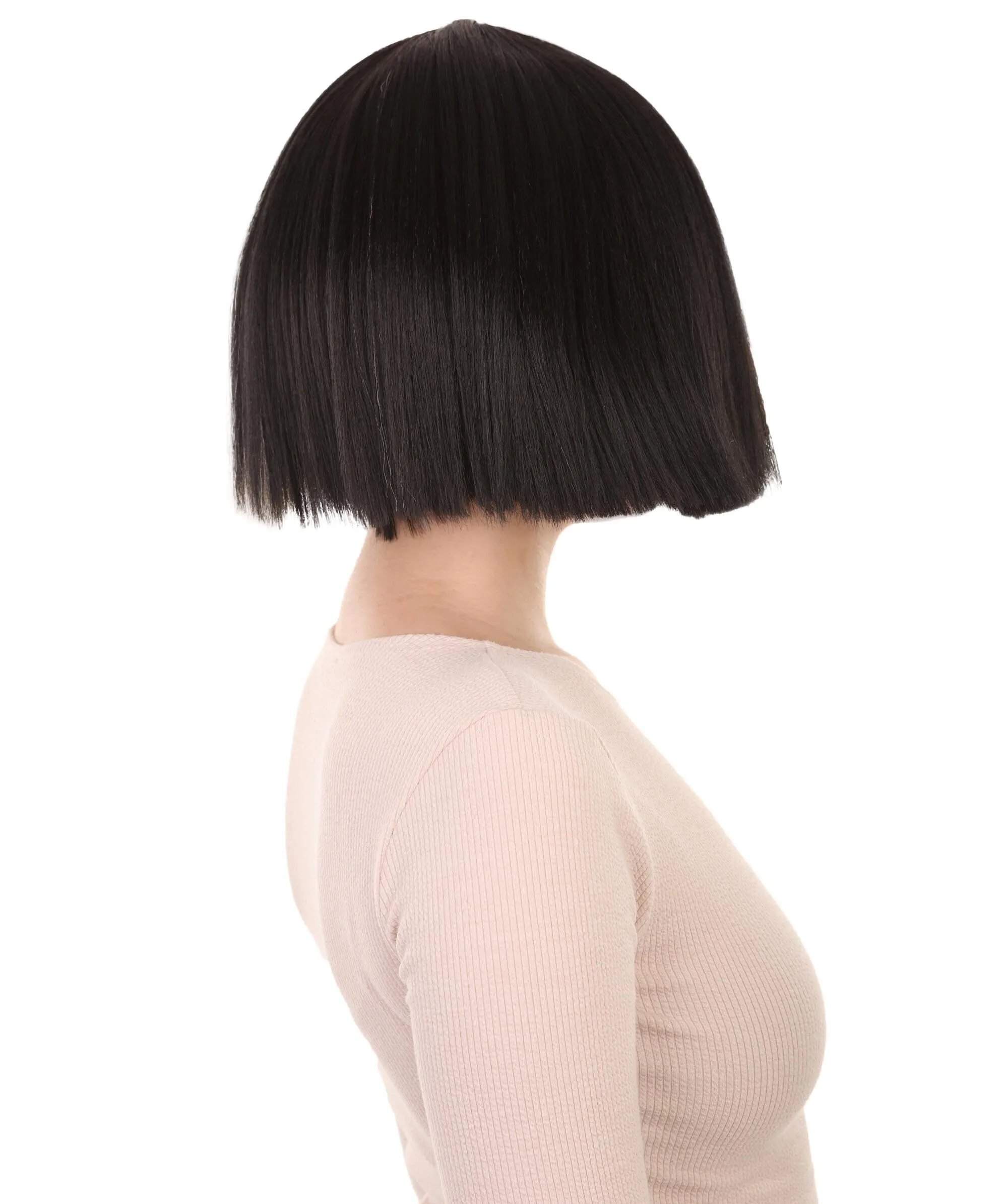 Black and White Split Dye Bob with Bangs | Multiple Color & Style Options