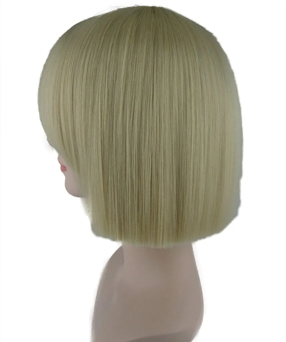 Black and White Split Dye Bob with Bangs | Multiple Color & Style Options