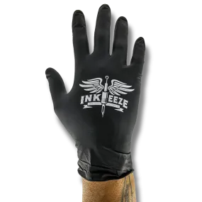 BLACK NITRILE GLOVES