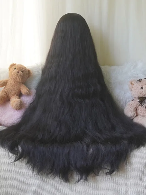 Blonde/Caramel/Light Brown/Black Long Wavy Wig