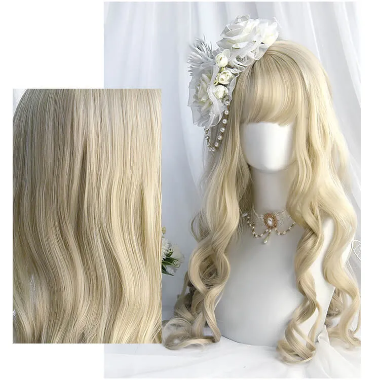 Bobo Milk Tea Long Wave Hair Wig