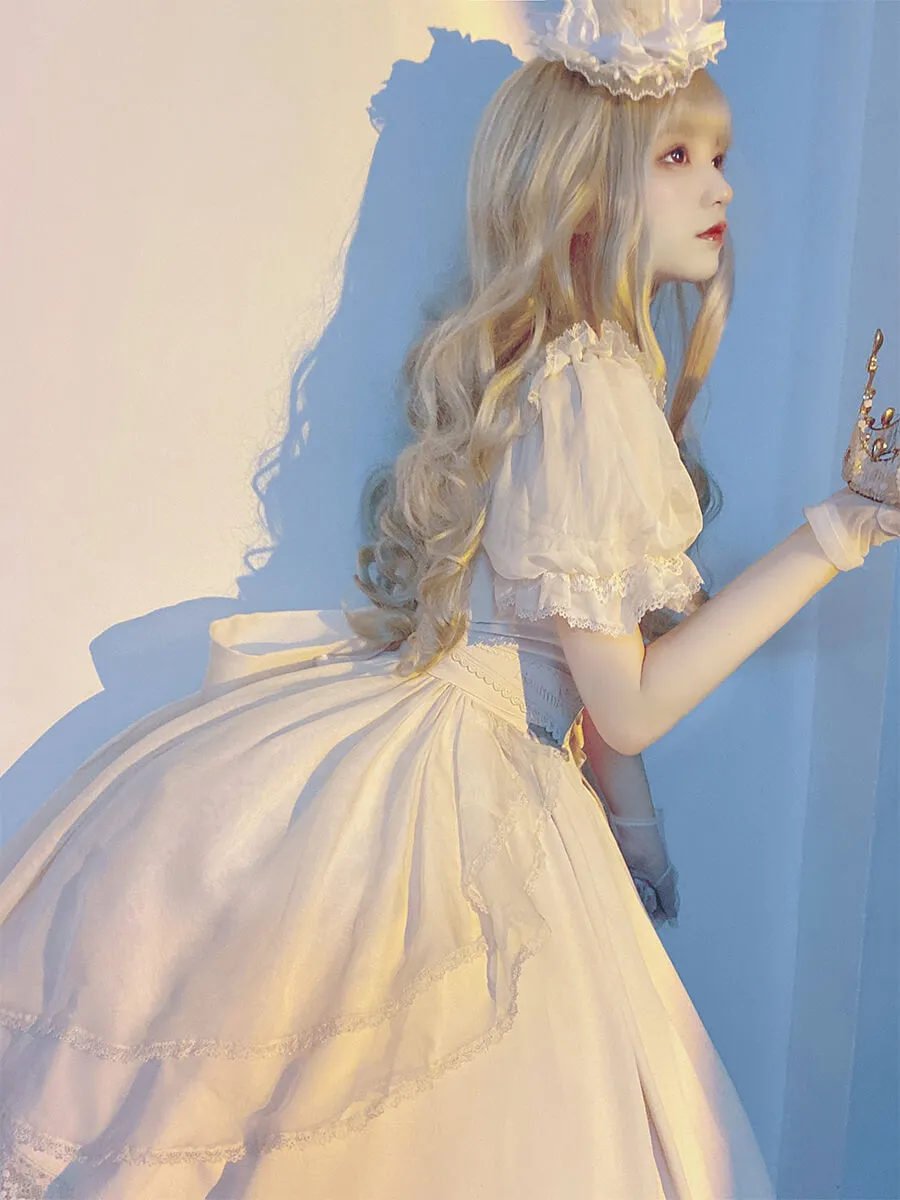 Bobo Milk Tea Long Wave Hair Wig