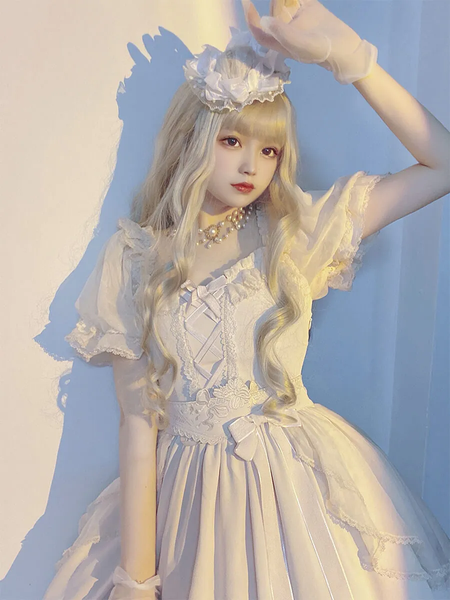 Bobo Milk Tea Long Wave Hair Wig